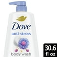 thumbnail image 3 of Dove Anti-Stress Moisturizing Women's Liquid Body Wash Blue Chamomile & Oat Milk All Skin, 30.6 oz, 3 of 12