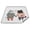 Cat Couple Holding Hands, variant on Outdoor Blanket For Camping Water Proof Quilted Picnic Mat 78'x78' Digital Art