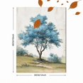 thumbnail image 3 of UXIEQU Blue Tree Landscape Canvas Wall Art 15.75x11.81 Inches, 3 of 8
