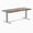 Pheasantwood Blue River / Grey, variant on Desky Resin Hardwood Office Desk - White Ash Emerald River / 72 X 30 Inches / Matte Black