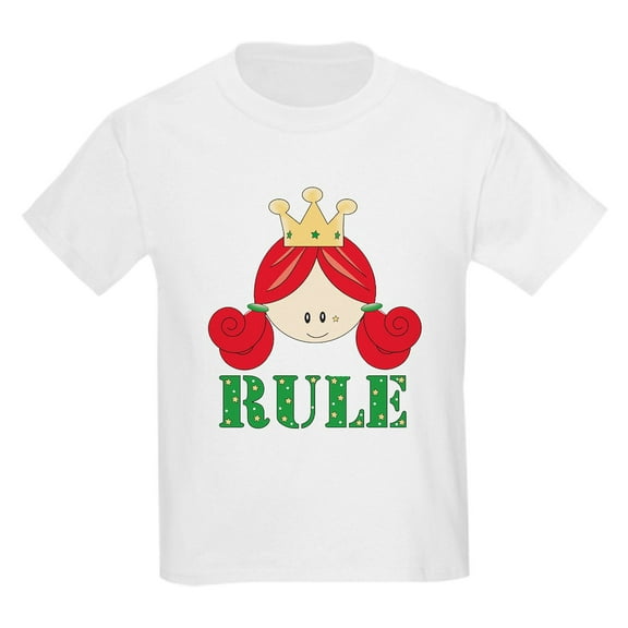 CafePress - Red Heads Rule Dark Brown T Shirt - Light T-Shirt Kids XS-XL