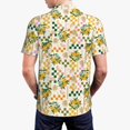 thumbnail image 4 of Daiia Lemon Pattern Men’s Polo Shirts,Solid Deck Shirt,Classic Fit, Breathable Cotton Polo for Casual and Sport Wear-, 4 of 9