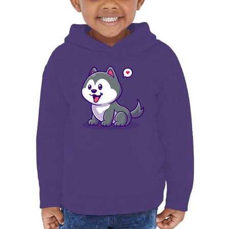 

Cute Husky Cartoon Dog Hoodie Toddler -Image by Shutterstock 4 Toddler