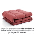 thumbnail image 5 of Southshore Fine Living, Inc. All Season Down Alternative Comforter, Marsala, Twin/Twin XL, 5 of 9