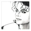 Startonight Canvas Wall Art Black and White Abstract Michael Jackson Celebrity Prisma, Dual View Surprise Artwork Modern Framed Ready to Hang Wall Art 100% Original Art Painting 31.50 X 31.50 inch