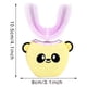 thumbnail image 3 of Cepillo eléctrico infantil en forma de U con cerdas suaves de silicona, 3 modos de limpieza, temporizador inteligente y carga magnética, ideal para niños mayores de 7 años. Disponible en color morado., 3 of 6