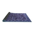 thumbnail image 2 of Ahgly Company Indoor Round Oriental Blue Industrial Area Rugs, 6' Round, 2 of 4