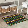 thumbnail image 6 of Non Slip Door Mat, Carnival Mardi Gras Fast Drying Bath Tub Mats, Absorbent Bathroom Rugs Entrance Welcome Mat, Bath MatS for Tub, Floor, Home, Kitchen, Hotel,16x24in, 6 of 7
