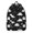 Dinosaur and Leaf-1, variant on Dinosaur and Flower White Pattern Backpack for School, Cute School Bag with Adjustable Shoulder Straps and Padded Back, 15.7"x11.8"x5.5"