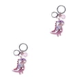 thumbnail image 4 of Jumpingount Accesorio de llavero fácil de llevar: nunca vuelvas a perder las llaves Lindo llavero de dinosaurio Llavero de dinosaurio Q429-1 2piezas, 4 of 6