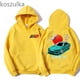 thumbnail image 1 of Sudadera con capucha de Anime Initial D Drift para hombre, ropa de calle de cuello redondo, estampado japonés, AE86, Hip-Hop, 1 of 3