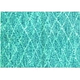 thumbnail image 1 of Ahgly Company Machine Washable Indoor Rectangle Abstract Turquoise Blue Modern Area Rugs, 5' x 7', 1 of 4