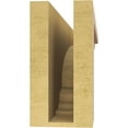 thumbnail image 4 of 5"W x 30"D x 10"H Thin Warren Rough Cedar Woodgrain TimberThane Corbel, Primed Tan, 4 of 6