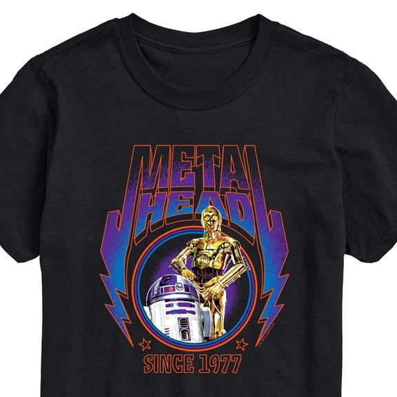 Star Wars - Metal Head 1977 - Men's Short Sleeve Graphic T-Shirt