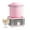 Pink, variant on Nostalgia Electric Ice Cream Maker with 2-Qt Double Insulated Gel Canister & Stainless Steel Base - Makes Sorbet, Soft Serve, and Frozen Yogurt - Aqua