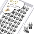 thumbnail image 1 of Lash Clusters B06 Extensiones de pestañas DIY 72 grupos de pestañas CD Curl B&Q pestañas Wispy Volume Lashes grupo individual DIY en casa (B06,D-8-16MIX), 1 of 4