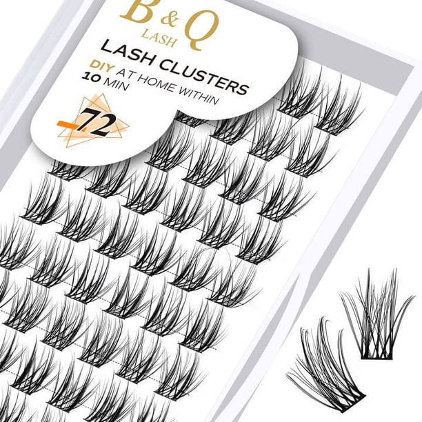Lash Bond and Seal 10ML B&Q Lash Cluster Bond and Seal Pegamento para pestañas Pegamento para pestañas DIY Extensiones de pestañas Impermeable Unión y sello de larga duración (Black Bond+Black Seal)
