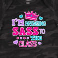 thumbnail image 4 of Inktastic Back to School I'm Bringing Sass To The Class with Crown Girls Baby Bodysuit, 4 of 5