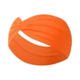 thumbnail image 2 of Accessories Solid Twist Turband Headwrap Hair Band for Women #03Saffron, 2 of 3