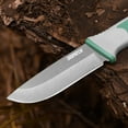 thumbnail image 3 of Dispatch 3.54 inch Blade Length Fixed Blade Knife Full Tang Survival Hunting Knife Green&Brown 7.95" over Length, 3 of 9