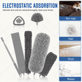 thumbnail image 6 of SUGARDAY Microfiber Feather Duster for Cleaning Fan High Ceiling Duster with Extension Pole 100-inch 7PCS, 6 of 7
