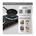 thumbnail image 5 of Parrilla Eléctrica   2 hornallas Malubero Negro, 5 of 5