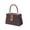 🍒 Brown_Base#147, variant on Wicker Handbag Box Purse Basket with Handle Lightweight Waterproof for Summer Beach and Daily Travel Crossbody