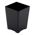 thumbnail image 3 of Mini Serve 4 oz Square Black Plastic Tall Quadrato Cup - 2" x 2 3/4" x 2" - 100 count box, 3 of 11