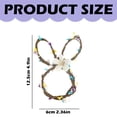thumbnail image 1 of Promotion!Easter Napkin Rings Bunny Napkin Rings Set Of 5 Egg Napkin Holders Rings For Banquet Dinning Table Decoration (Bunny Ear A One Size), 1 of 7