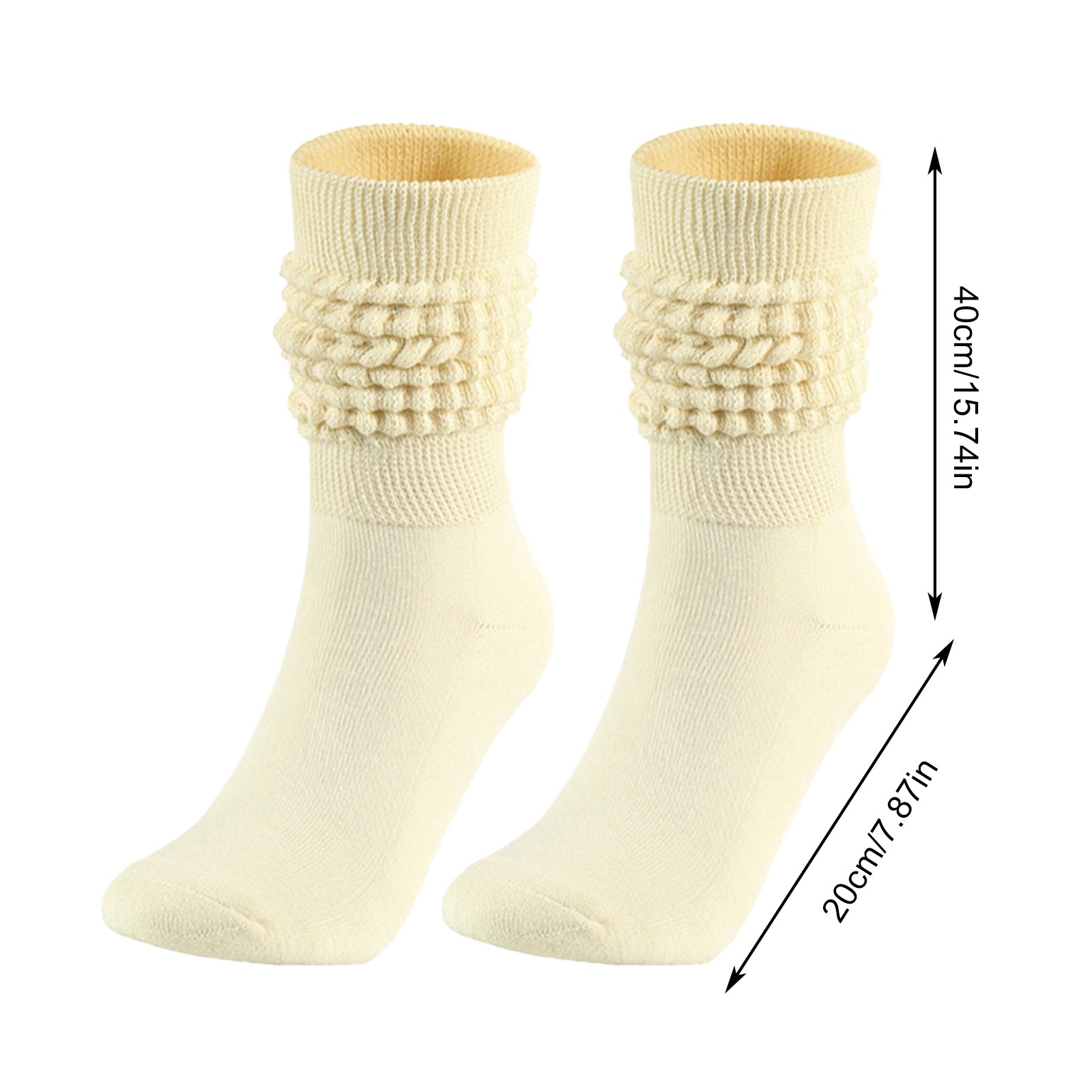 Soft Socks For Women Medium High Tube Bubble Socks Fashionable ...