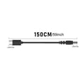 thumbnail image 6 of TypeC to DC Power Cable 4.9ft 12V USB-C to DC5.5 x 2.1mm 3.5x1.35mm Charging Cable Converter for Routers Speaker, 6 of 9