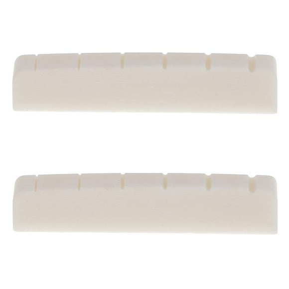 Paquete de 2 Tuercas de Natural con Puente de 43 Mm para Guitarra Eléctrica Yuyangstore Tuerca de hueso de guitarra eléctrica