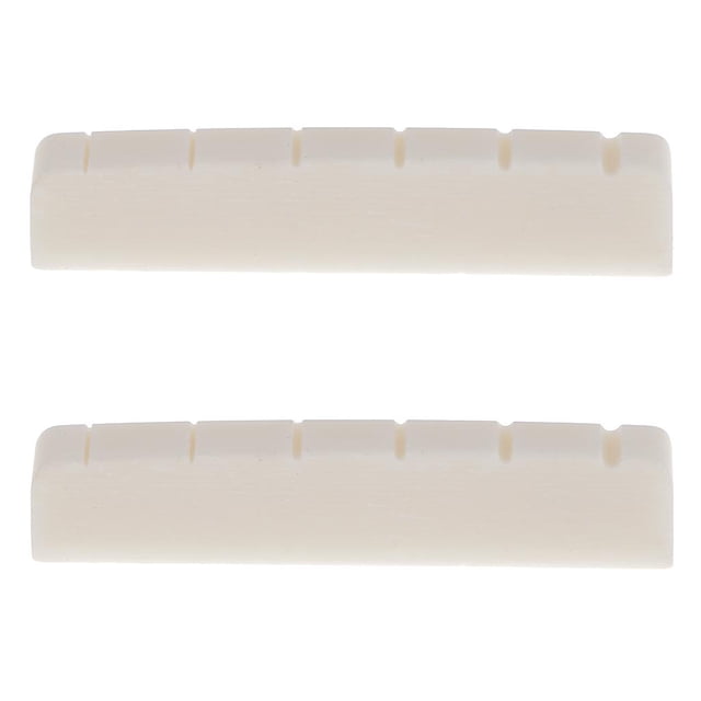 Paquete de 2 Tuercas de Natural con Puente de 43 Mm para Guitarra Eléctrica Yuyangstore Tuerca de hueso de guitarra eléctrica