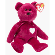 TY Beanie Baby - VALENTINA Bear Valentine Day Heart Teddy 8" Plush (With Fun Chops)