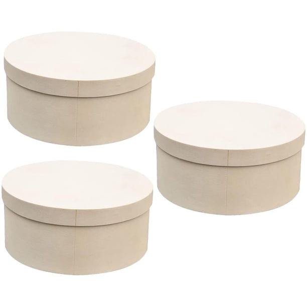 Cajas Para Bocadillos Cajas Para Pasteles 3 Unidades Redondas Para Postres Para Fiestas De Repostería