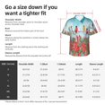 thumbnail image 5 of Disketp Hawaiian Shirts For Men,Winter Birds On The Fence Print Mens Casual Short Sleeve Button Down Shirts Beach Shirt, 5 of 7