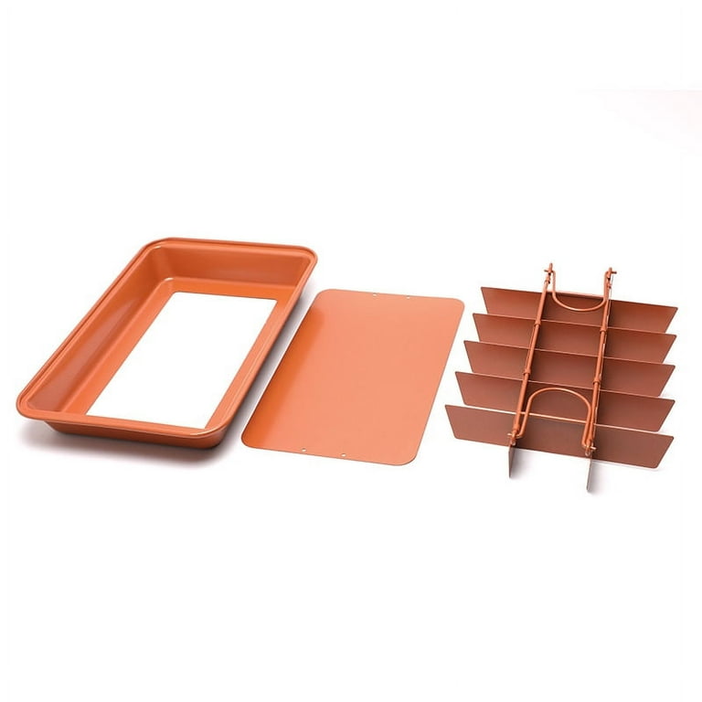 Brownie Pan with Dividers Baking Tray All Edges-Only - Bite Size Baking  Steel Corner Brownies Pan with Cutter, 18-Lattice Brownie Baking Tray,  Perfect