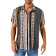 thumbnail image 2 of Hawaiian Shirt For Men, Men's Vintage Button Down Bowling Shirts Short Sleeve Summer Beach Shirt 3XL, 2 of 5