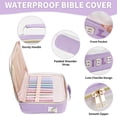 thumbnail image 4 of Funda para biblios KOPKOFT, de piel, color morado, tamaño grande, 4 of 7