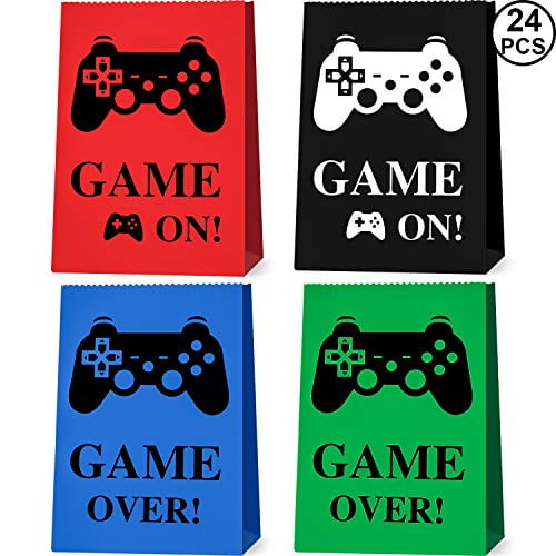 24 Pieces Jeux Video Sacs De Fete Fete Jeu Video Faveur Sacs Pour Jeu Video Fete D Anniversaire Fournitures Decorations Walmart Canada
