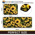 thumbnail image 3 of Sunflower Themed Kitchen Rug Set,Farmhouse Kitchen Rugs Rustic Runner Rugs with Rubber Backing,Throw Rugs Washable for Kitchen Sink,Laundry Room,Standing Desk,Country,Sunflower Kitchen Decor, 3 of 6
