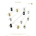 thumbnail image 6 of Schaub And Company 406-MB Lumiere 8" Euro Modern Solid Brass And Acrylic Bar Luxury, 6 of 6
