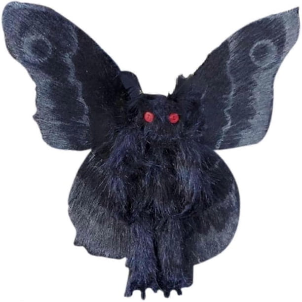 Gothic Plushie Doll Plush Toys with Bright Red Eye Stuffed Plush Doll for Home Decoration Birthday Gift for Kids Boys Girls Friends