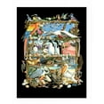 thumbnail image 2 of Seeley, Laura 15x18 Gold Ornate Wood Framed with Double Matting Museum Art Print Titled - Shadowbox Hunt -Birds of a Fea, 2 of 4