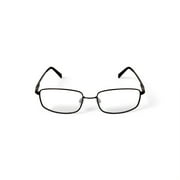 EasyTwist TurboFlex Mens ET875 Rectangular Prescription Eyeglasses with Case, Gray