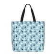 thumbnail image 1 of Easygdp Black White Gray Rabbit Bolsa Tote para Mujer, Bolso de Hombro para Trabajo, Playa, Viajes, Compras y Supermercado, 1 of 7
