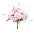 thumbnail image 3 of Coofit Artificial Bouquet Simulated Wedding Bouquet Home Decor Flower Photo Prop, 3 of 7