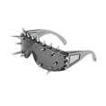 thumbnail image 1 of Gafas de sol de club novedosas perfecl Gafas de baile para cosplay 25 Remache Gris, 1 of 8