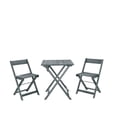 thumbnail image 1 of Riverbay Furniture 3 Piece Square Table Set in Gray, 1 of 1