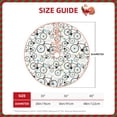 thumbnail image 2 of Haiem Bicycle Pattern Christmas Tree Skirt Merry Christmas Party Christmas Tree Decoration,New Year Decorations-30", 2 of 6